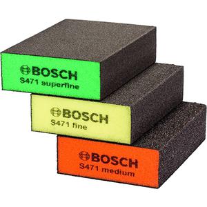 Bosch Set   3 Esponja Abrasiva Rectangular S471