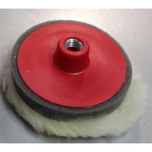 Disco Para Lustrar Lana 180mm Rosca 5/8