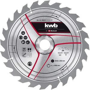 Kwb Disco Sierra Circular 10 " (254 Mm) Eje 30 Mm - 24 Dientes
