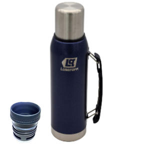 Lusqtoff Termo Azul Acero Inoxidable 1 Lt