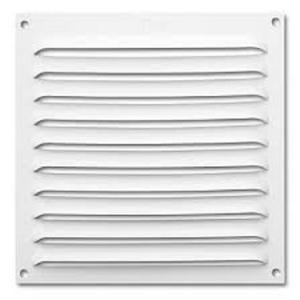 Rejilla Ventilacion 15x15 Esmal Bca. C/tornil