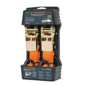 Truper Cinta Sujecion Carga 25mm 3mt. Car. Max 675 Kg (par)