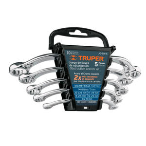 Truper Set   5 Llaves En C Milimetricas